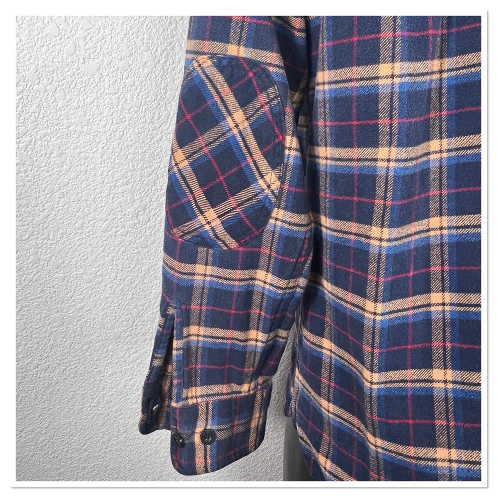 Pendleton Plaid Flannel Elbow Patch Lightweight L… - image 3